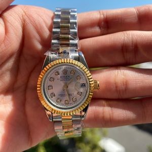 Two-Tone White face dayjust Women’s watch